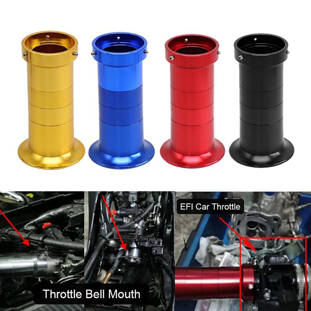 Motorcycle Throttle Extender Velocity Throttle Body Alloy Forged Trumpet 32MM/34MM for NVX155 Y15zr Rs150 Rs150r Srl115 FI