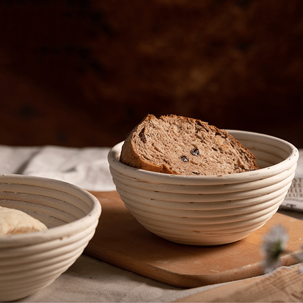 Rattan Bread Proofing Basket Natural Oval Rattan Wicker Dough Fermentation Sourdough Banneton Bread Basket