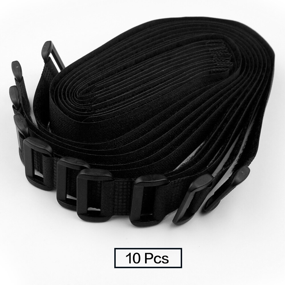 STONEGO 50cm wielokrotnego użytku zapięcie Organizer do kabli opaski zestaw zawiera regulowane wielofunkcyjne opaski nylonowe na rzepy