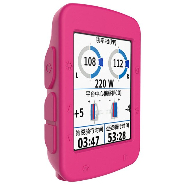 Ciclismo GPS Garmin Edge 520 200 500 funda protectora protege la cubierta de goma de silicona caso bicicleta ordenador Edge 520 200, 500: Edge520 Rose Red