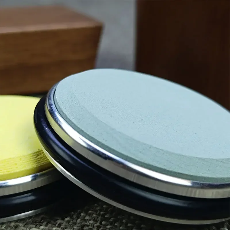 Diamant Slijpsteen Magnetische Rolling Messenslijper Houten Keuken Slijpsysteem 15-20 Graden Hoek Roller Accessoire