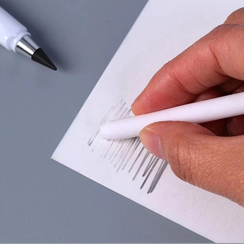 Stylo éternel de , 5 pièces/ensemble, crayon d'écriture illimité, sans encre, croquis d'art, outils de dessin, papeterie scolaire Kawaii