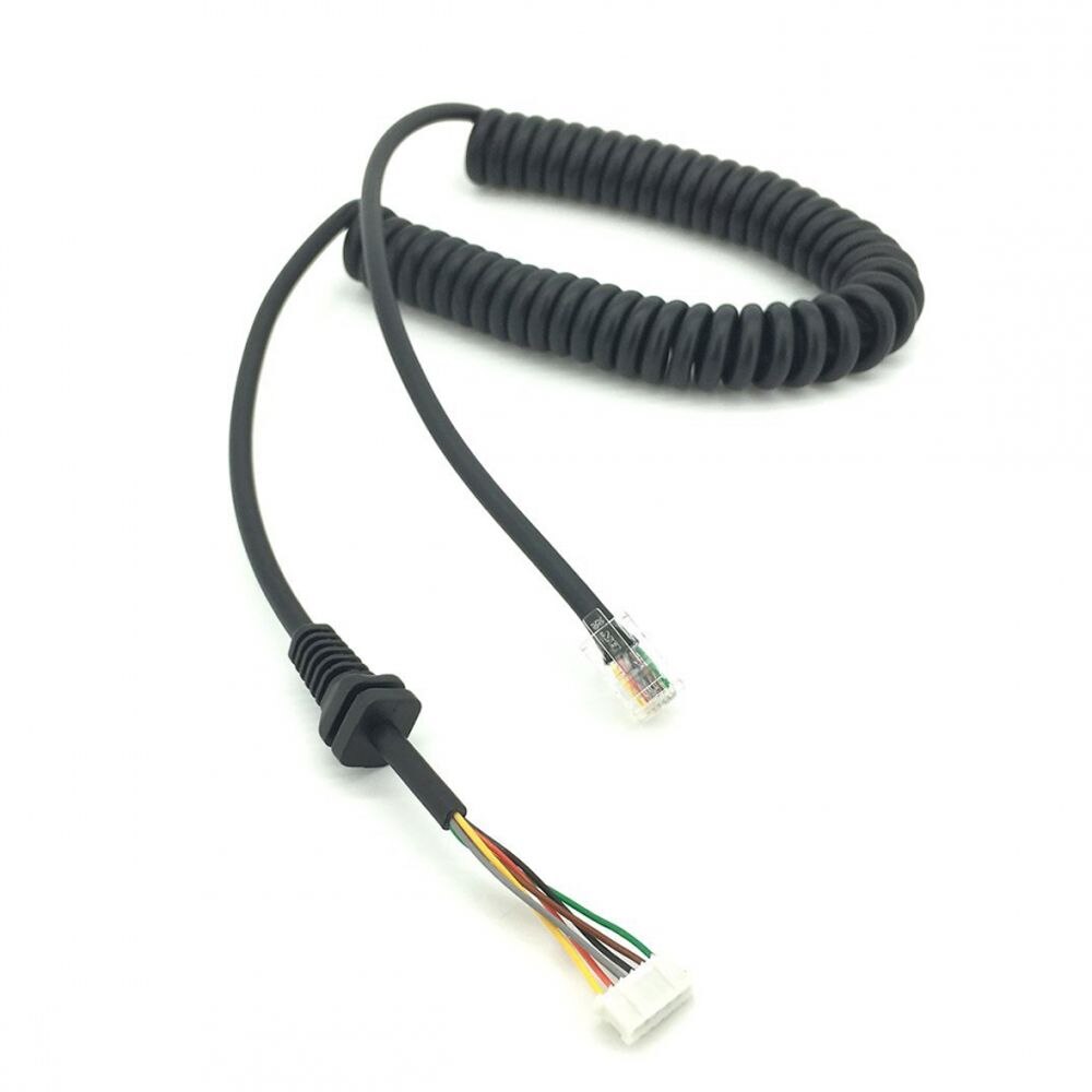 Replacement Microphones Mic Cable Cord Wire for Yaesu MH-48A6J FT-7800 FT-8800 FT-8900 FT-7100M FT-2800M FT-8900R