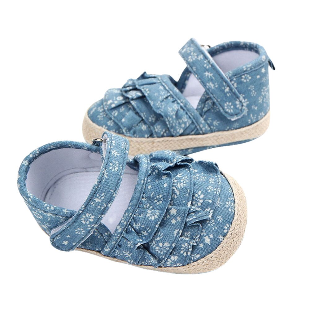 Autumn Baby Casual Shoes Girls Soft Sole Sandals Non-Slip Cotton Princess Dress Shoes Infant Walking Sneakers