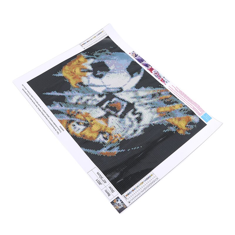 5d Diy Spuare Round Diamond Embroidery Tiger & Soccer Full 3D Diamond Cross Stitch Sewing Resin Diamond Painting Tiger