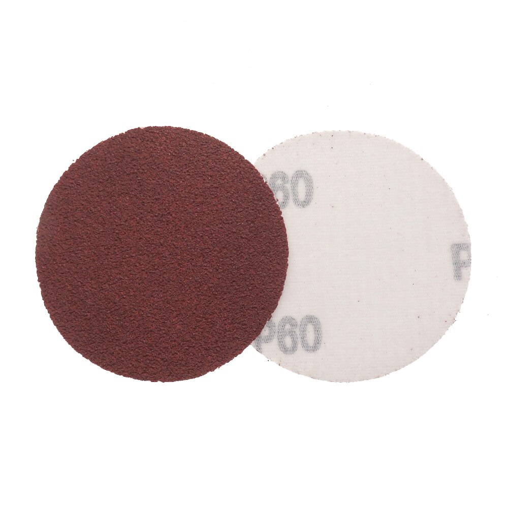 Disco de lixa para lixa de metal e madeira, 60 a 2000mm de óxido de alumínio com gancho e laço de secagem, disco de lixar metal e madeira: 60 Grit / 15 Pcs