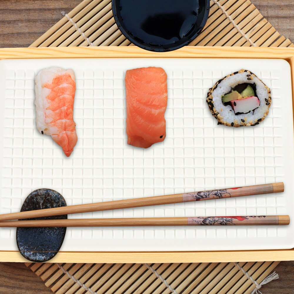 1 Set Reusable Seafood Salmon Serving Dish Retain Freshness Tray