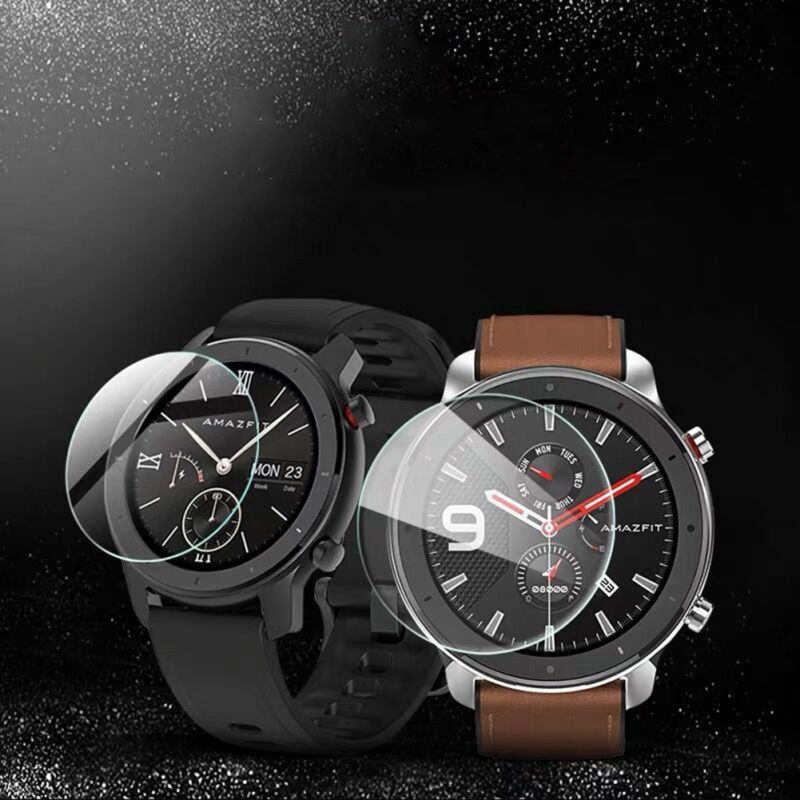 El más Protector de pantalla de vidrio templado de película transparente de para AMAZFIT GTR Smart Watch 42/47mm Smart watch accesorios de protección