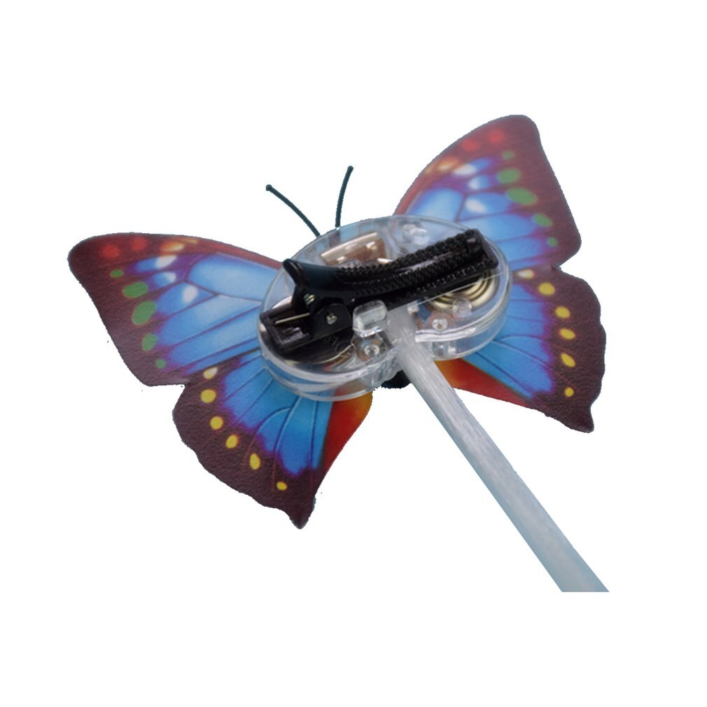 Colorful Butterfly Light Braids LED Wigs Glowing Flash LED Hair Braid Clip Haripin Decoration Ligth Up halloween hair accessori: Butterfly