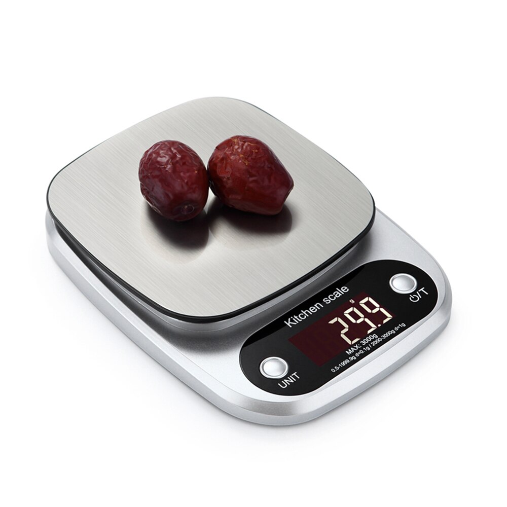 Stainless Steel Precision Electronic Kitchen Scale Balance Cuisine Food Scale 0.1/1 Grams Household Kitchen Tool Measuring Scale
