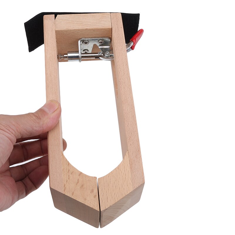 Bøg clips 1pc læder håndværk holde clips desktop syning syning snøring pony hest klemme træ værktøj håndværktøj sæt: Default Title