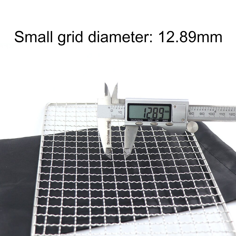 Non-stick Barbecue Grilling Mesh Grid Shape BBQ Mat Reusable Heat Resistance Smoker Grill Pad Liner Camping Picnic Supplies