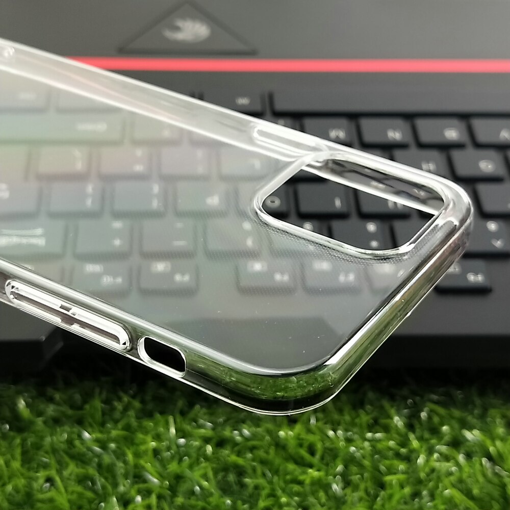 Iphone 12 mini hoesje voor apple iphone 12 pro max doorzichtige telefoonhoes achterkant harde pc-hoes beschermende schaal