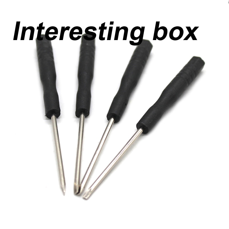 2 * 80mm black slotted screwdriver small flat relay module screwdriver slim screwdriver