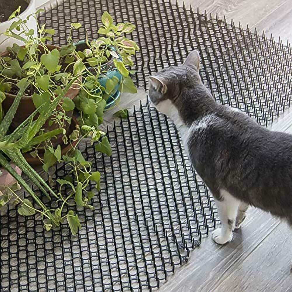 Filet Anti-chat pour jardin, clôture garde les chats à distance, clôture de balcon en plastique, tapis d'épine pour chat, filet de Protection des plantes de jardin
