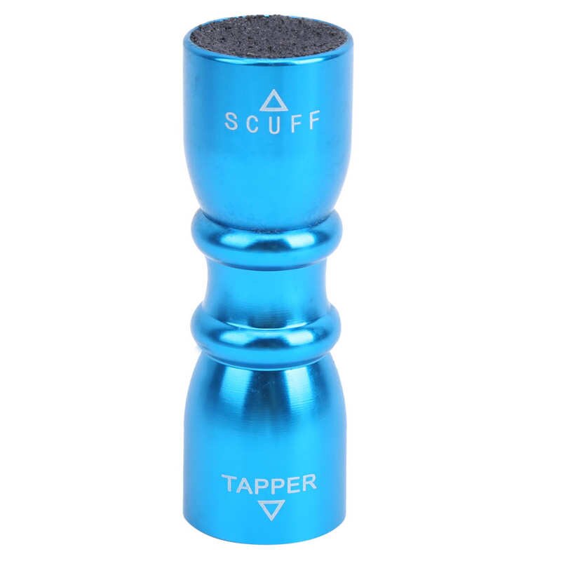 Outil de pointe de queue de billard 3 en 1, polisseuse, affûteuse, aérateur, bâton de billard, Kit d'outils de réparation en acier inoxydable: Bleu