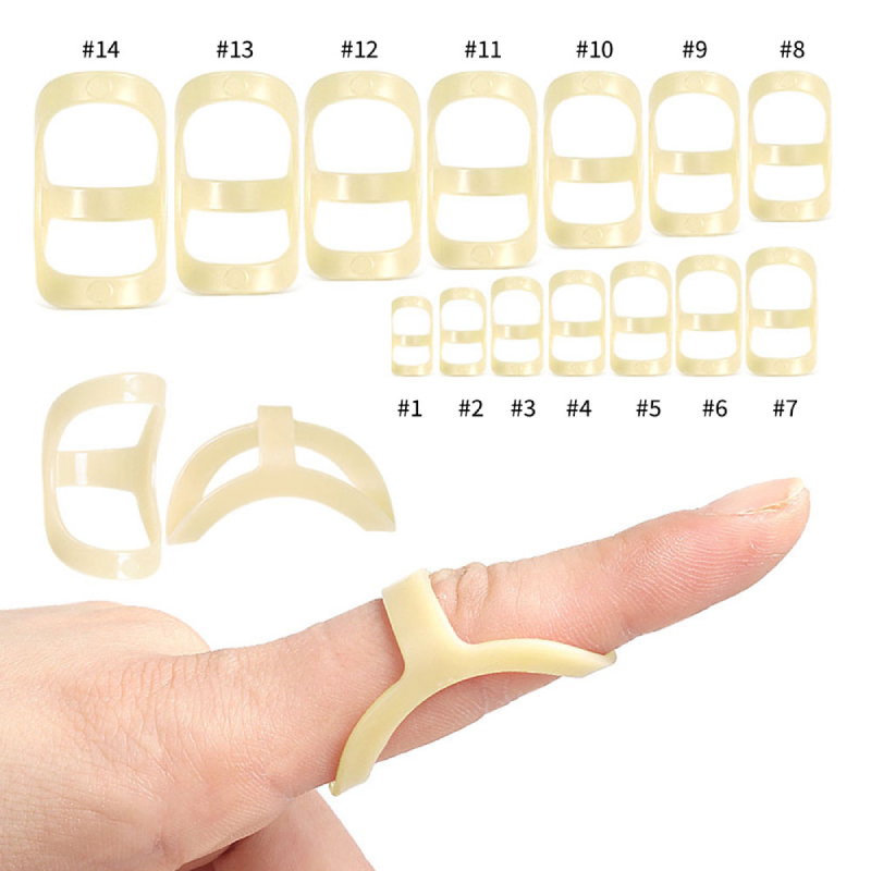 5 Stuks Wasbare Vinger Stabilisator Anti-Vervorming Beschermen Hand Handige Vinger Stabilisator Brace Ovale Trigger Vinger Spalk