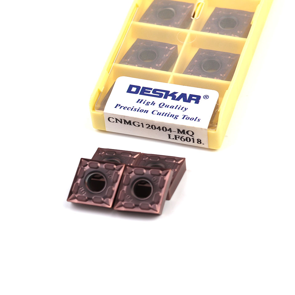 DESKAR CNMG120404 CNMG120408 MA HS MQ MS LF6018 High carbide inserts, lathes, CNC tools, turning tools, stainless steel
