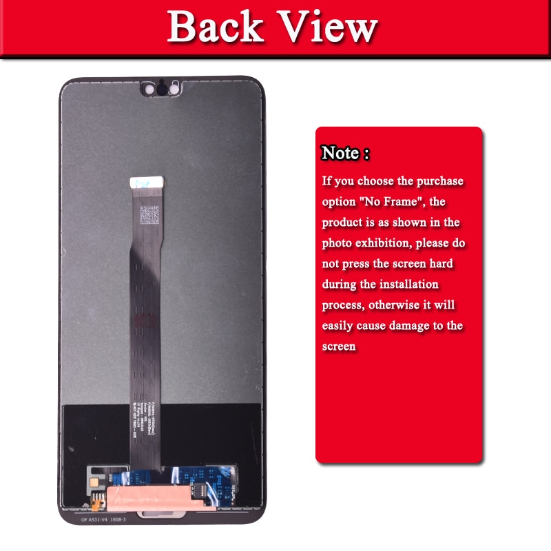 Original 5,8 "para Huawei P20 pantalla LCD de montaje de digitalizador con pantalla táctil EML L29 L22 L09 AL00 para Huawei P20 LCD