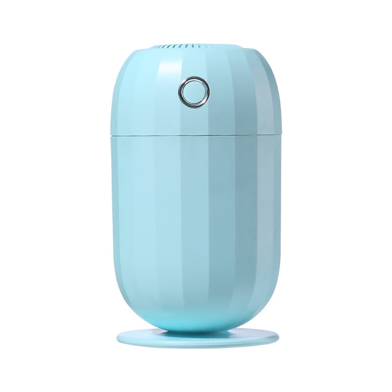 Car air freshener Q1 Humidifier USB Mini Ultrasonic Essential Oil Diffuser LED Air Purifier Mist Maker Office Home: Blue