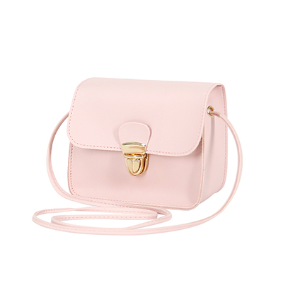 casual kleine lederen flap handtassen hotsale dames party purse koppelingen vrouwen crossbody schouder avond pack: New Pink