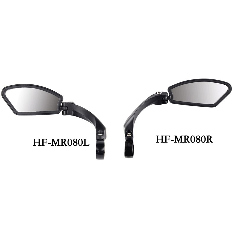 Naait-Hafny 1Pc MR080 Rvs Lens Fiets View Spiegel Clear Breed Scala Back Zicht Bike Reflector Hoek verstelbare