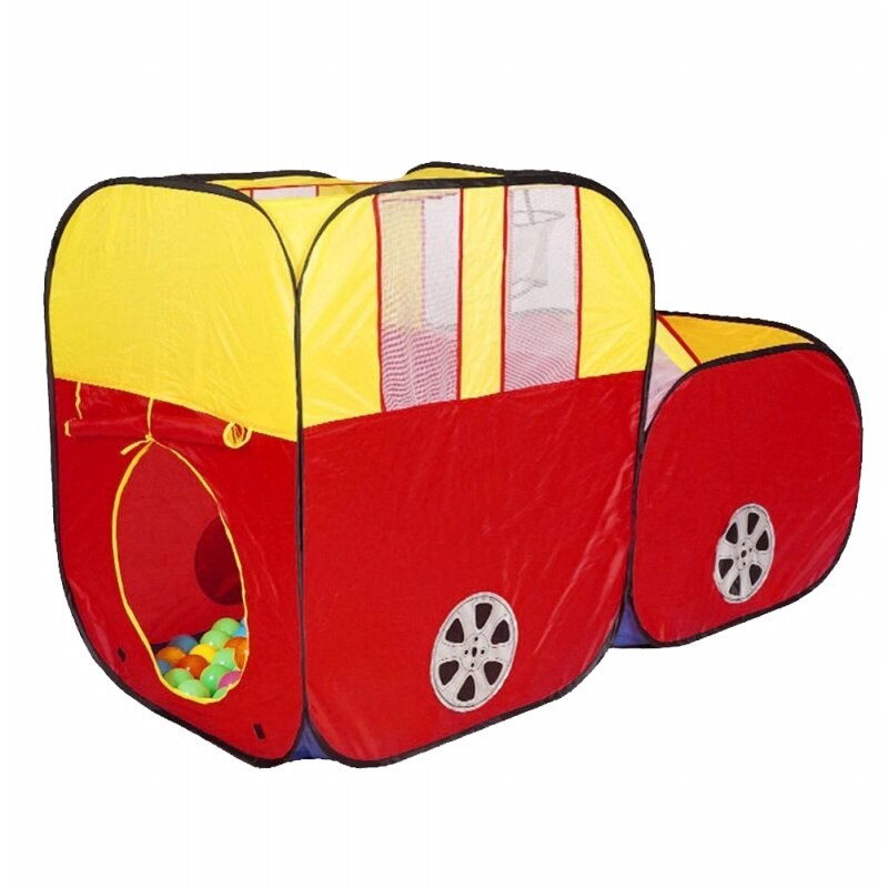 Sports Car Kids Play Tent House Play Hut Children Ocean Balls Pit Pool