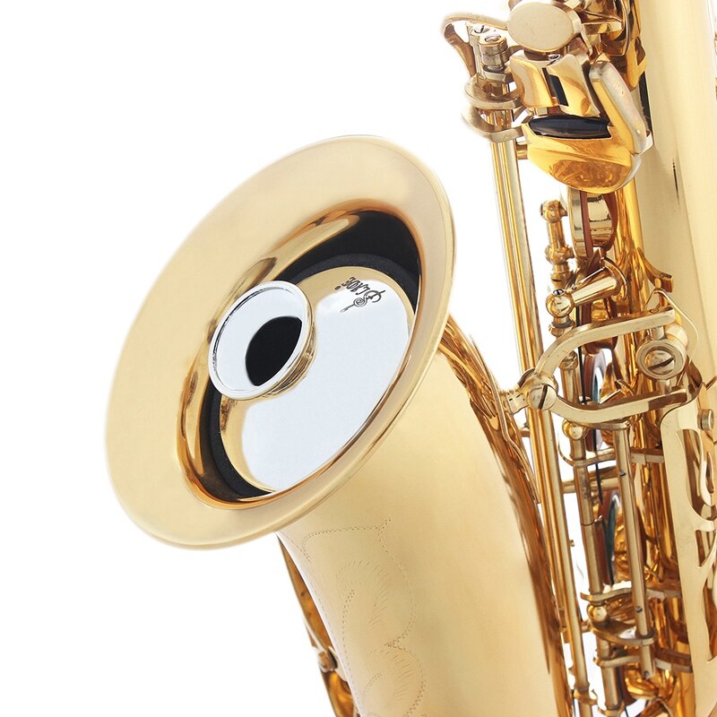 3Pc/Set Saxophone Accessories Set-Saxophone Neck Strap + ABS Mute + Mute Ring Damper Protector for Alto / Tenor / Soprano Sax