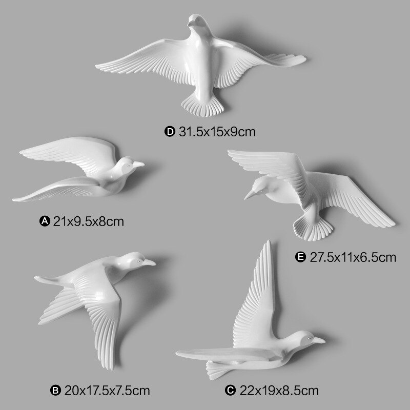 3D Resin bird Home Decoration decor wall stickers decoration: 2