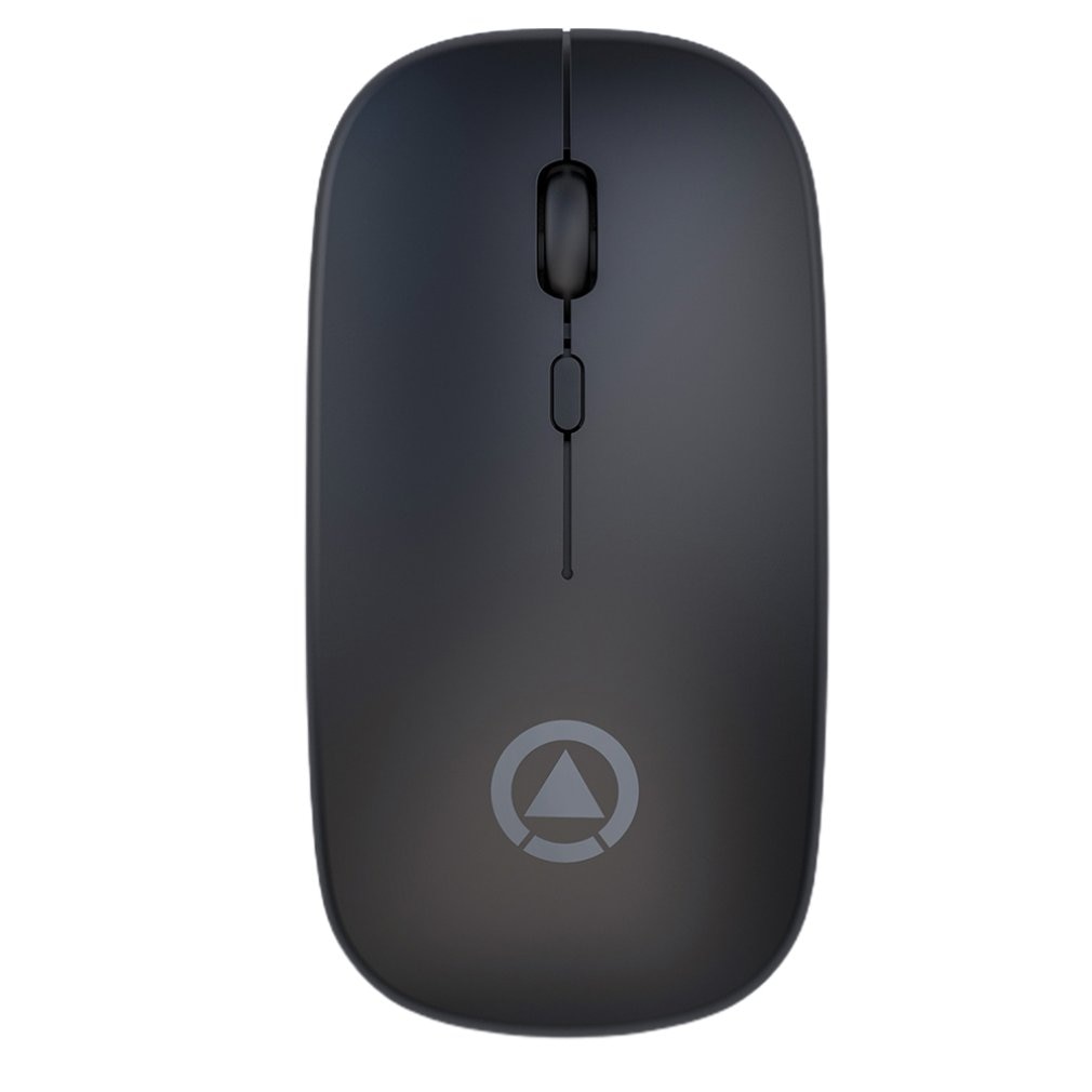 Silver Eagle A2 wireless mouse silent mute rechargeable computer accessories office: black