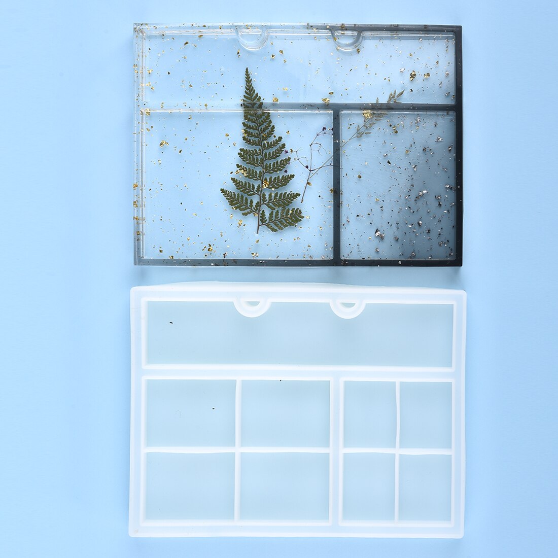 Resin Silicone Mold Jewelry Display Set DIY Resin Crystal Epoxy Antler Tree Branch Show Table Storage Jewelry Tray Mould Tools