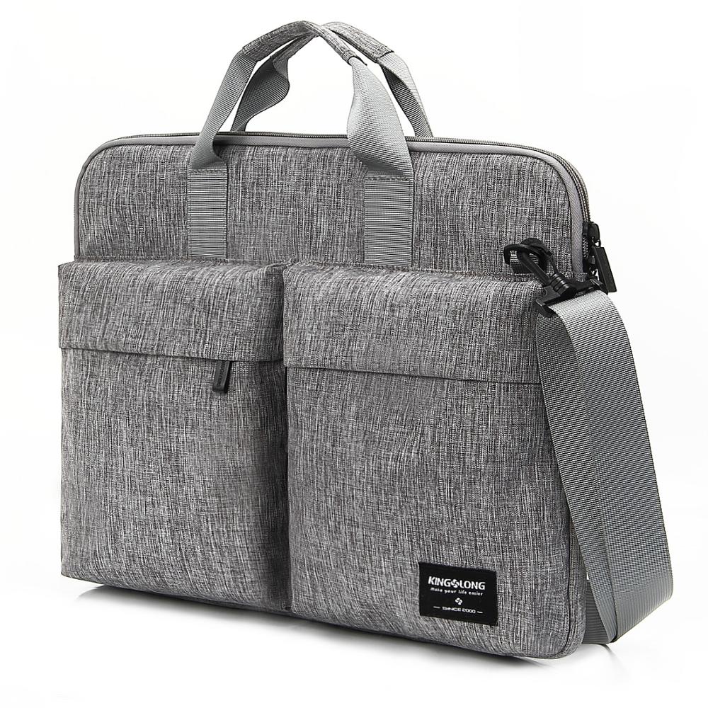 Kingslong messenger bags voor dames 15 17 inch crossbody tas casual schoudertas zakelijk voor laptoptas met handvat: Klm 181006gr / 15