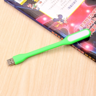 5 stk. bærbar usb ledet mini boklampe leselampe til datamaskintastatur lesing bærbar pc bærbar pc beskytter synet leselampe: Grønn