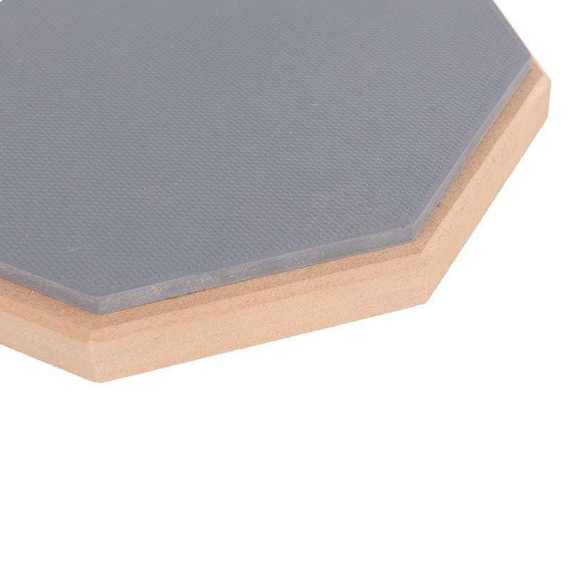 Tragbare Gummi Holz Dumm Trommel Praxis Ausbildung Trommel Pad Musik Instrumente mit Trommel Stöcke 18,8 cm x 2,5 cm