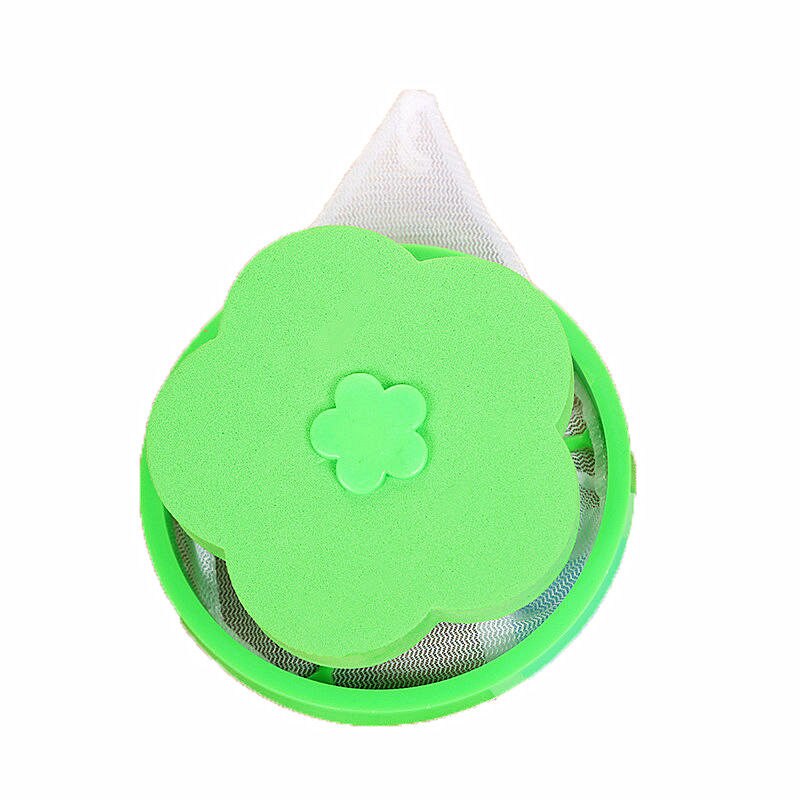 Vuile vezelverzamelaar wasmachine accessoires haarverwijdering wasballen schijven netfilterzak pluizenvangerzak: Groente