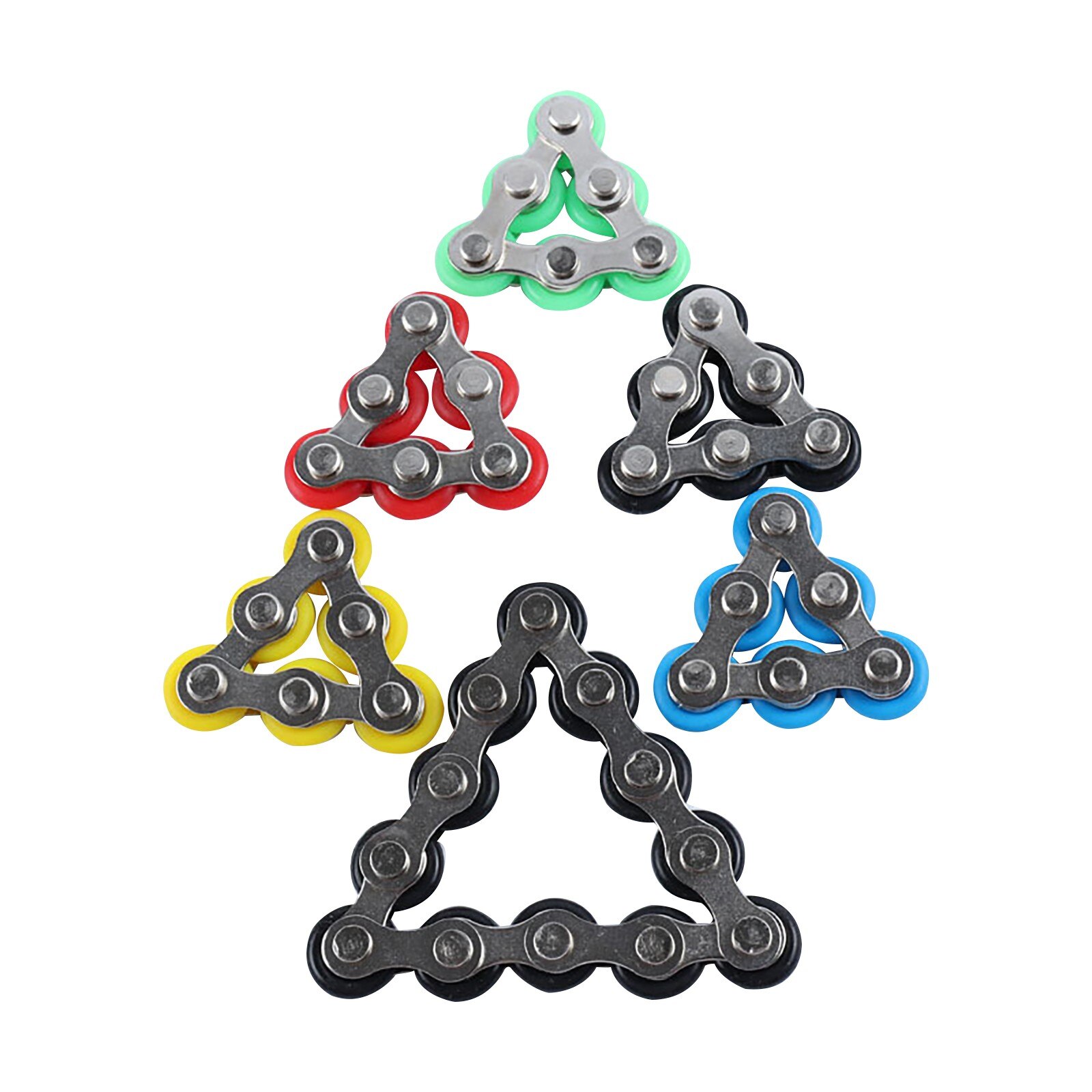 Bicycle Chain Toy Stress Relief Toys Autism Stress And Anxiety Relief Toys 2PC Durable Appease Funny Adult Companion