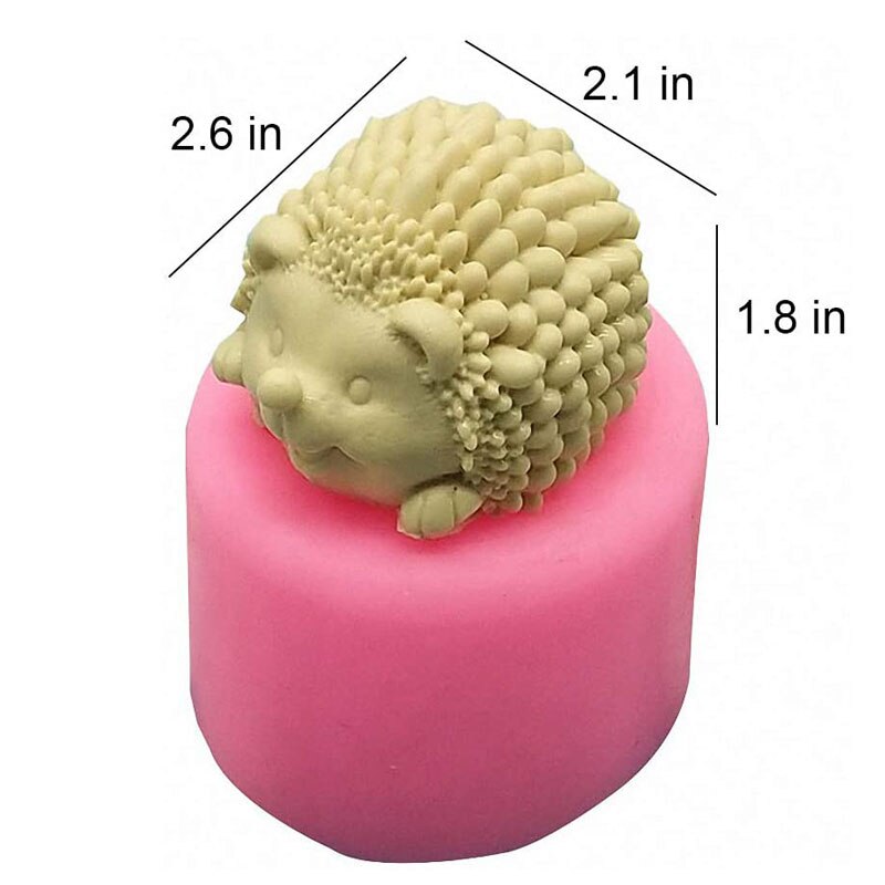 Hérisson Silicone savon moule artisanat Art artisanat moules bricolage à la main bougie moule moule pour la fabrication de savon