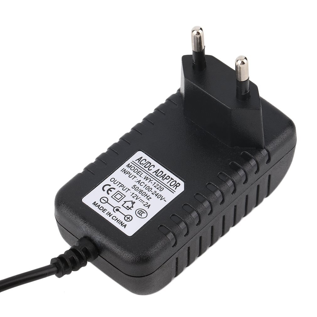 Dc 12V 2A Ac Adapter Voeding Transformator Voor 5050 5630 3528 Led Strip Eu Oplader Voor Tablet Power adapter