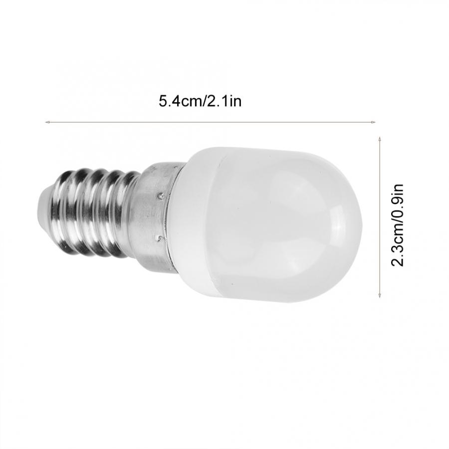 Mini led glödlampa kylskåp mikrovågsugn symaskin lampa lampa  e14 t22 2w 220v