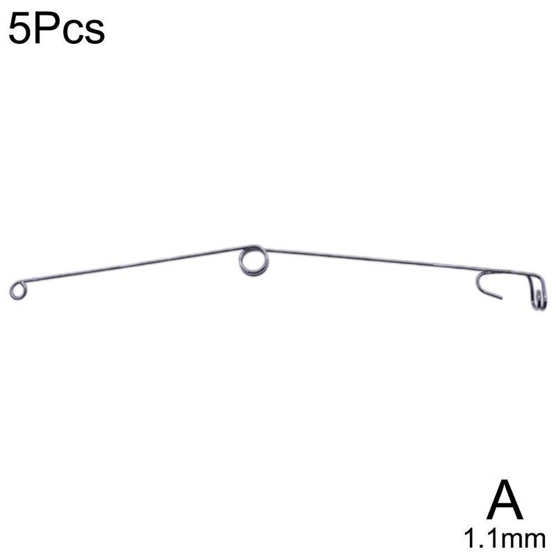 5pcs Automatic Fishing Device Trigger Spring Ejection Fishing Hook Bait Steel Universal Fishing Tackle Fishing Supplie: A