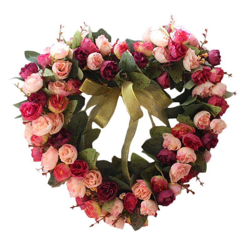 Krans eikenblad – 45 cm – Natuurlijk blauw - Liefs Bloemen en Deco