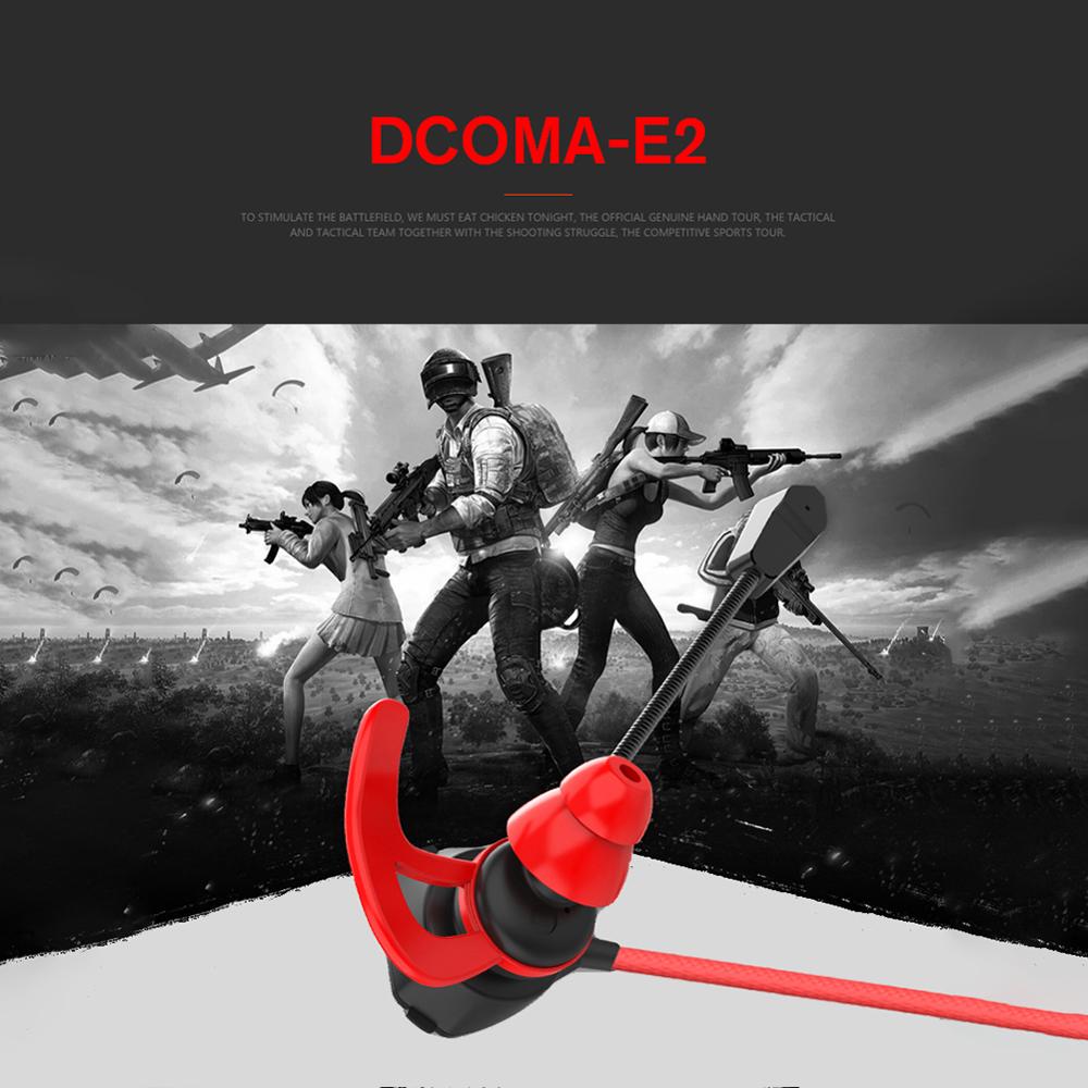 In-Ear Bass Hoofdtelefoon Oorhaak Hoofdtelefoon Stereo Geluid 3.5 Mm Gaming Oortelefoon Met Microfoon