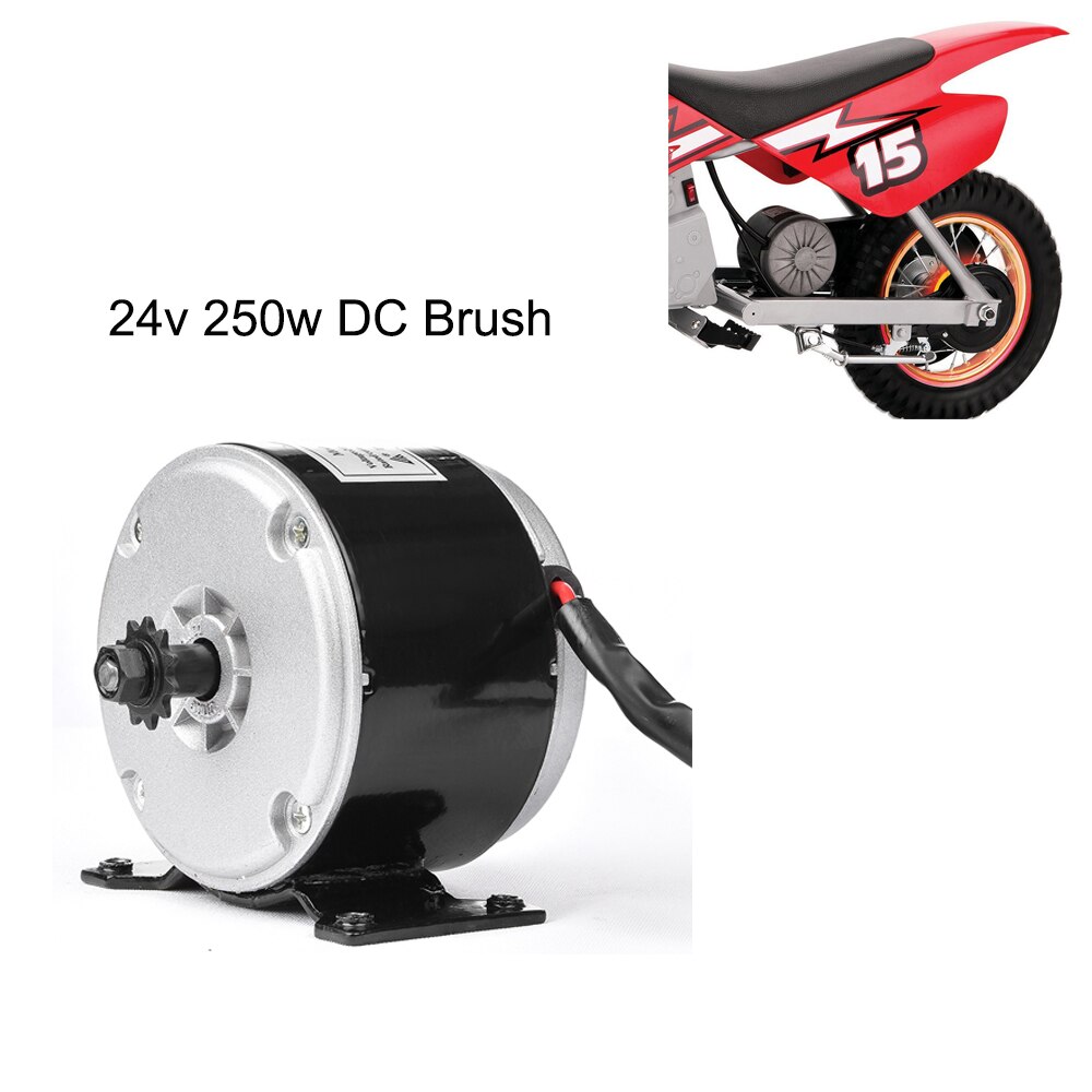 MY1016 350W 24V 36V DC Brushed Motor For Electric Bicycle Motor E-Scooter Ebike Belt Wheel Motor Kit Ebike Conversion Kit