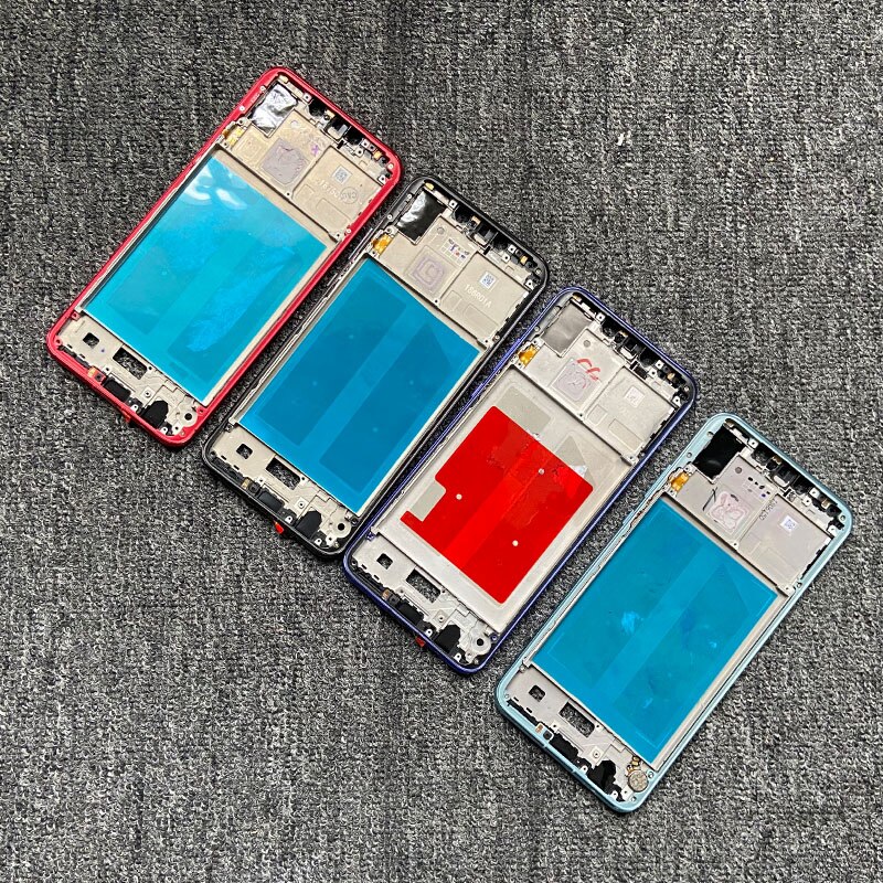 For Huawei nova 3 Middle Frame Front housing lcd holder Rear Bezel Plate Chassis+Power Volume Button PAR-LX1 INE-LX2 PAR-AL00