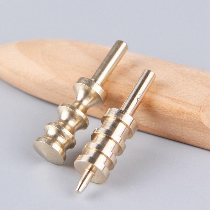 Leather Edge Tools Solid Brass Soldering Iron Marking Creaser Tips Power Edge Slicker Leather Burnisher Tool
