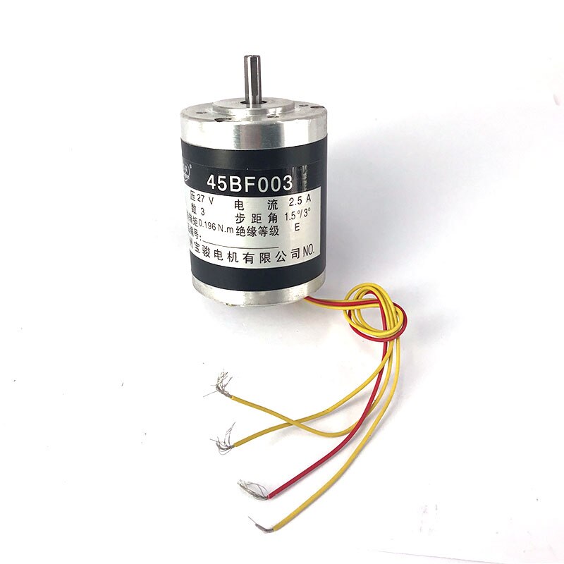 WEDM Stepper Motor 45BF003 Single Axle 27V 3 phase for CNC Wire Cut Machine