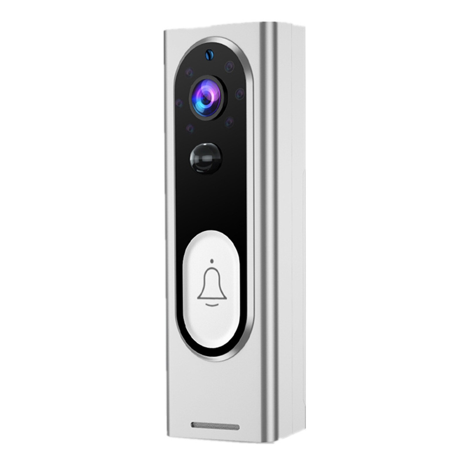 Smart Ip Video Intercom Wifi Video Deurtelefoon Deurbel Wifi Deurbel Camera Ir Alarm Draadloze Beveiliging Camera #3: Zilver