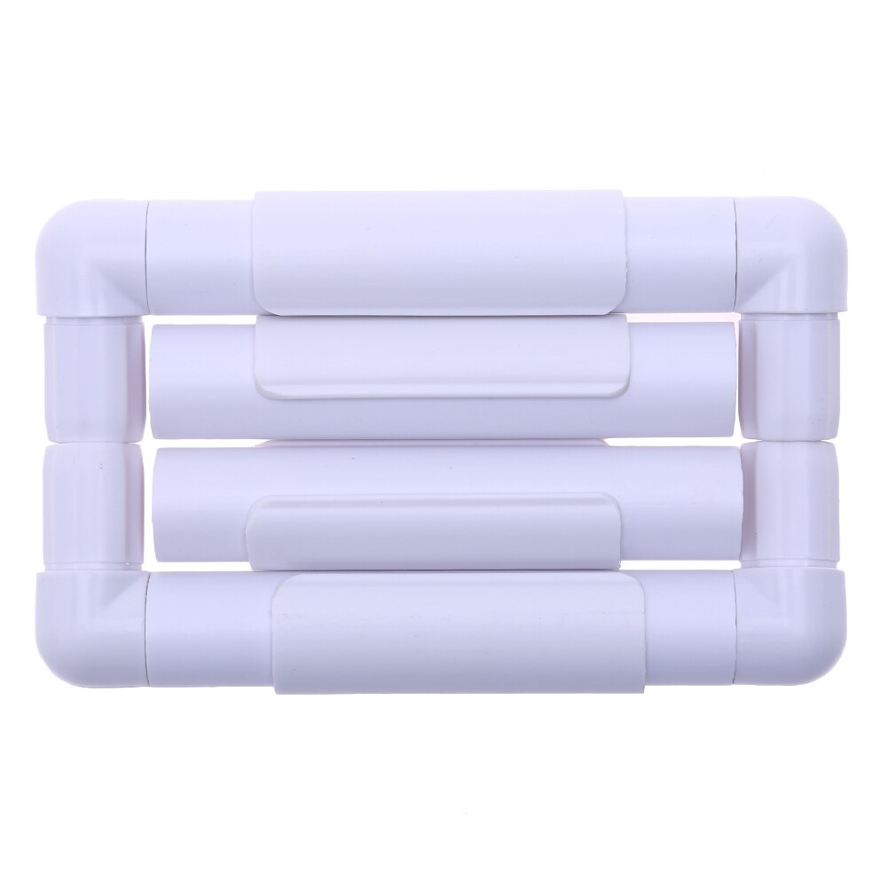 piazza Del Cerchio Ricamo Cerchio Di Plastica cornice Maniglia di Forma Quadrata FAI DA TE Telaio da Ricamo Cerchio Punto Croce FAI DA TE Strumenti di Cucito: 15.2x15.2cm