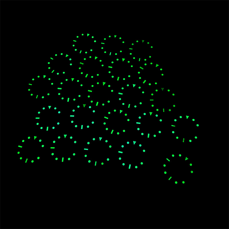 29mm Glossy Watch Dial Black White blue Dial Green Blue Red Orange GMT Text Black Gold Rose Edge Fit NH34 Movement C3 Luminous