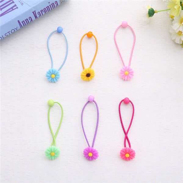 10PCS Hairpins Small Flowers Gripper Children 4 Claws Plastic Hair Clip Clamp for Baby Girls Hair Accessories: Purple 